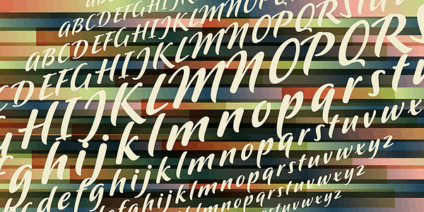 Card displaying P22 Pooper Black typeface in various styles