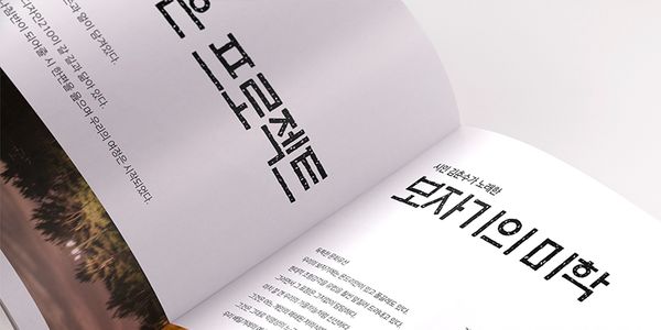 Card displaying ZW Seokbosangjeol typeface in various styles