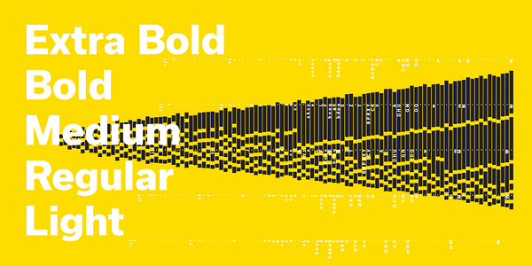 Card displaying Usual typeface in various styles