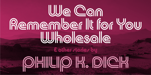 Card displaying Skin & Bones typeface in various styles