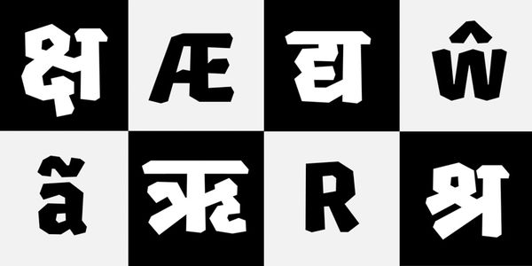 Card displaying Chikki Devanagari typeface in various styles