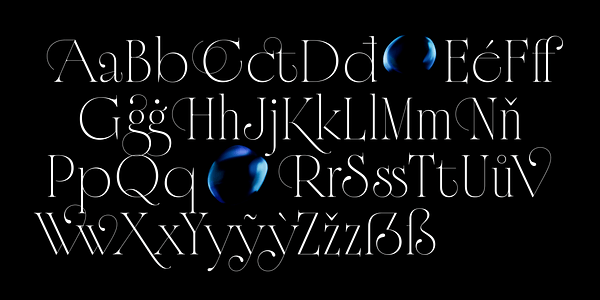 Card displaying CoFo Raffine typeface in various styles