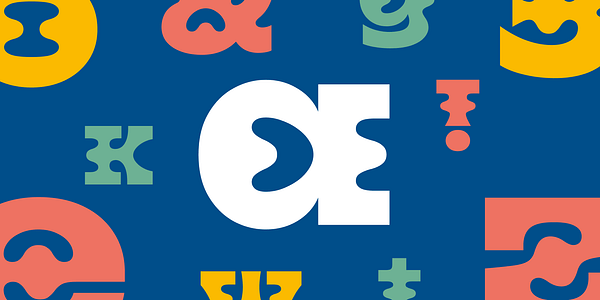 Card displaying Namioto typeface in various styles