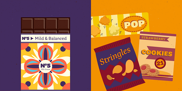 Card displaying Buendia typeface in various styles