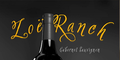 Card displaying San Rafael typeface in various styles