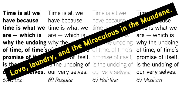 Card displaying Aaux Next typeface in various styles