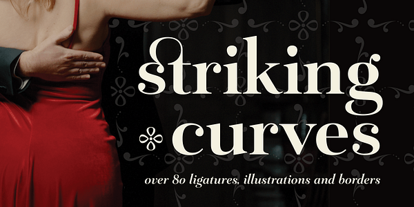 Card displaying Mr Gabe typeface in various styles