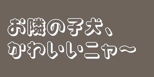 Card displaying VDL-MegaMaru Pop typeface in various styles