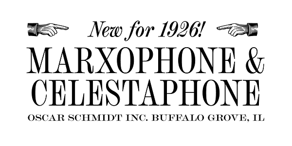 Card displaying Chapman typeface in various styles