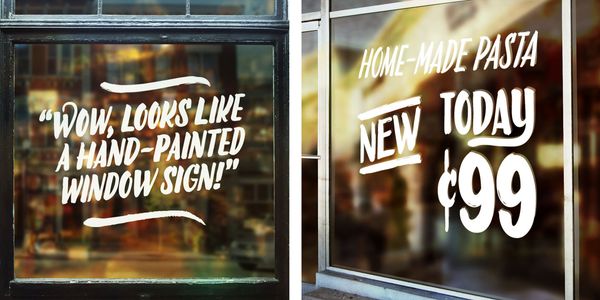 Card displaying LiebeDoris typeface in various styles