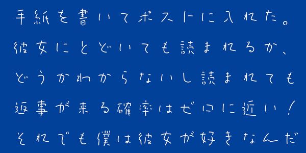 Card displaying AB Yogurt typeface in various styles