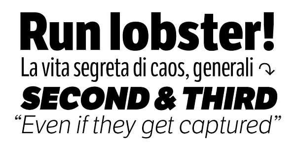 Card displaying LFT Etica typeface in various styles