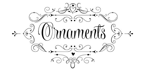 Card displaying Wishes Display typeface in various styles