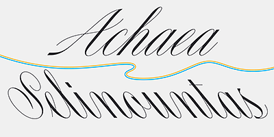 Card displaying Canora typeface in various styles