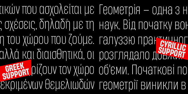 Card displaying Heading typeface in various styles