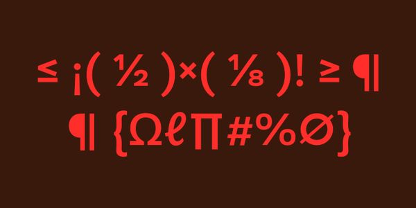 Card displaying Laca Text Variable typeface in various styles