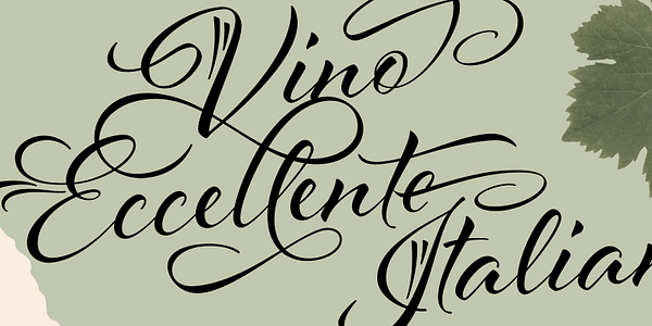 Card displaying Al Fresco typeface in various styles