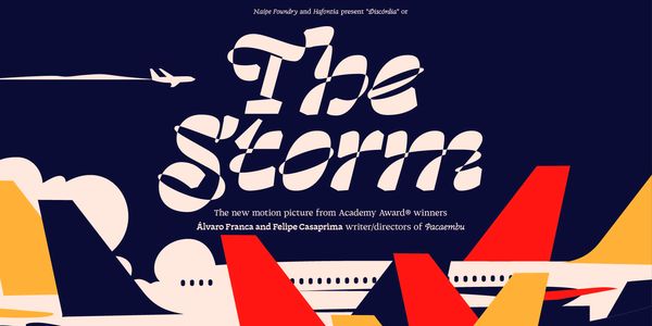 Card displaying Discordia typeface in various styles