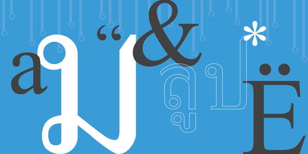 Carte présentant la police de caractères Angsana New dans différents styles