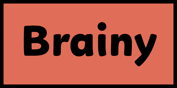 Card displaying Fillip typeface in various styles