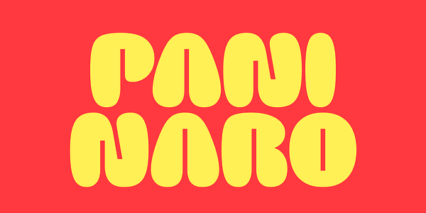 Card displaying Burghi Variable typeface in various styles