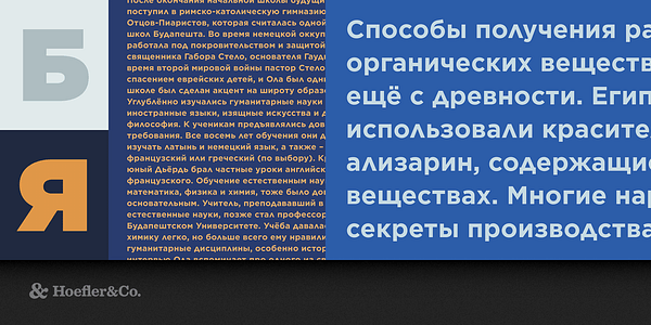 Card displaying Gotham typeface in various styles