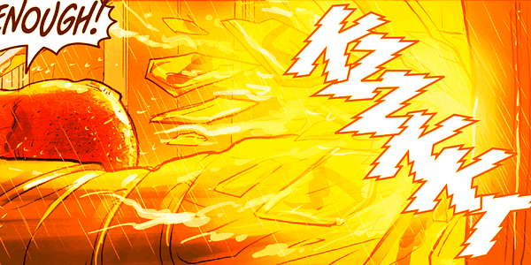 Card displaying CC Zzzap typeface in various styles