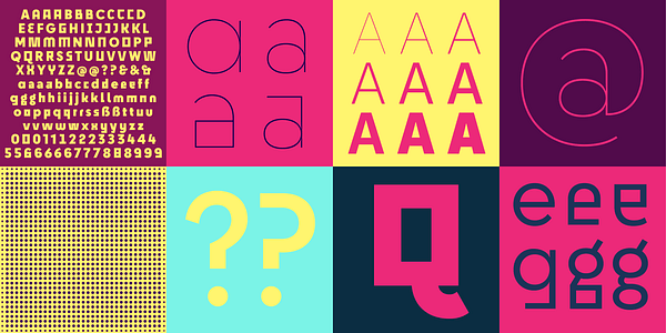 Card displaying Cy typeface in various styles