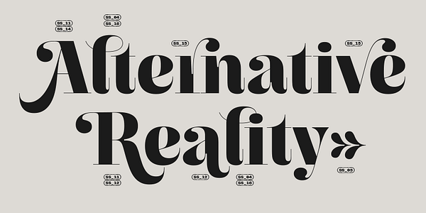 Card displaying Butik typeface in various styles