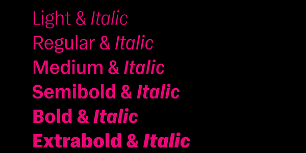 Card displaying Gal Gothic Variable typeface in various styles