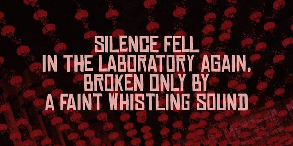 Card displaying Chinese Rocks typeface in various styles