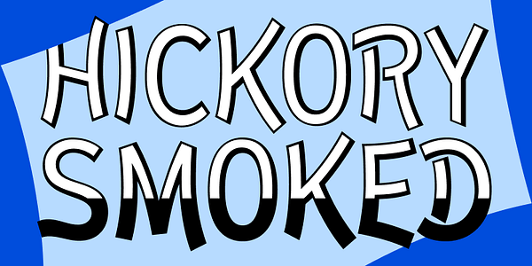 Card displaying El Paso typeface in various styles