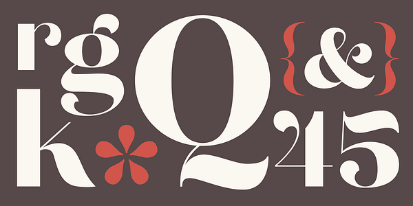 Card displaying Chloe typeface in various styles