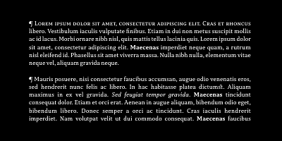 Card displaying Capitolina typeface in various styles