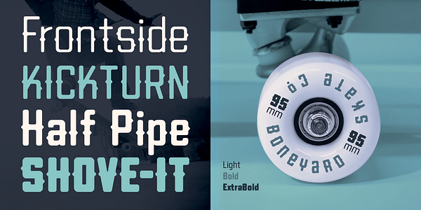 Card displaying Thornwood Variable typeface in various styles