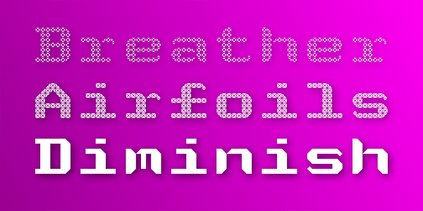Card displaying Archive typeface in various styles