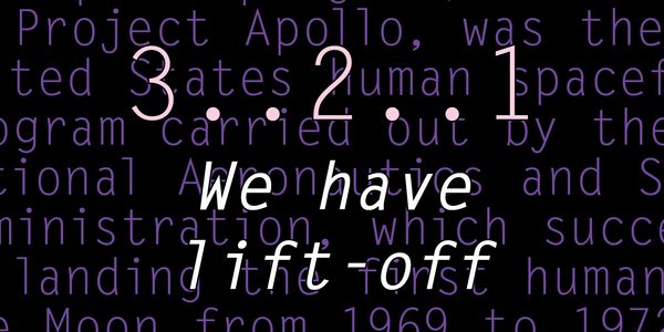 Card displaying Letter Gothic typeface in various styles