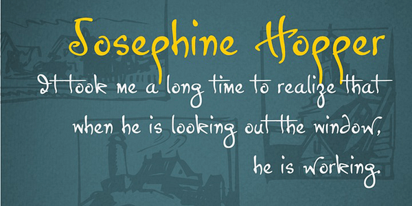 Card displaying P22 Hopper typeface in various styles