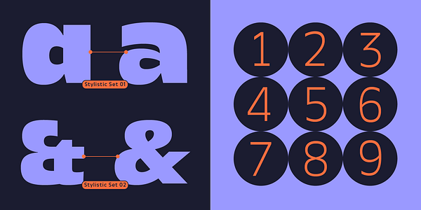 Card displaying NewNord typeface in various styles