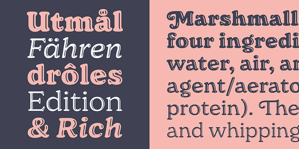 Card displaying Jovie Glow typeface in various styles