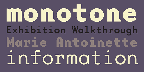 Card displaying Base Mono typeface in various styles