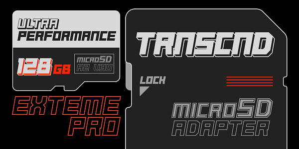 Card displaying Basset typeface in various styles