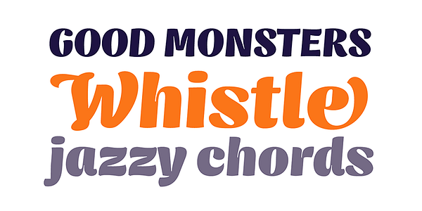 Card displaying Genica typeface in various styles