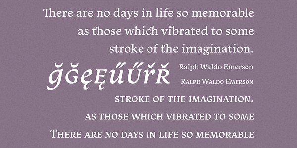 Card displaying Monarcha typeface in various styles