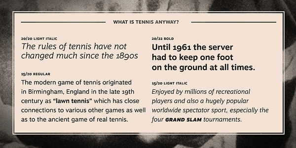 Card displaying Motiva Sans typeface in various styles