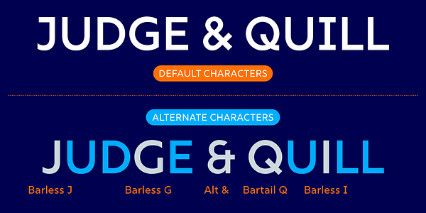 Card displaying Rig Sans typeface in various styles