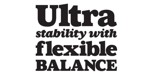 Card displaying Aurea Ultra typeface in various styles