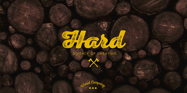 Card displaying Nexa Rust typeface in various styles