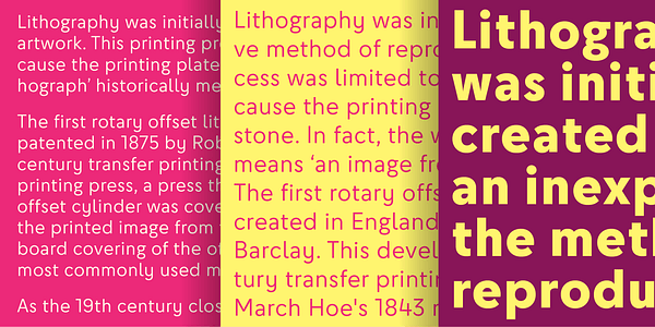 Card displaying Cy Text typeface in various styles