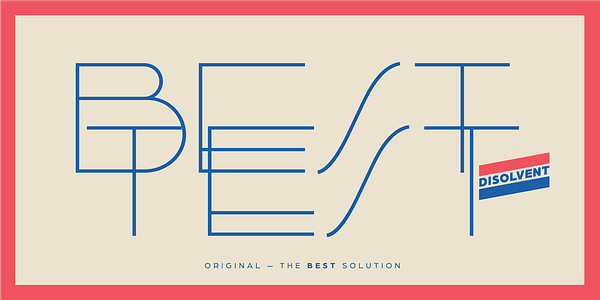 Card displaying Arbotek typeface in various styles